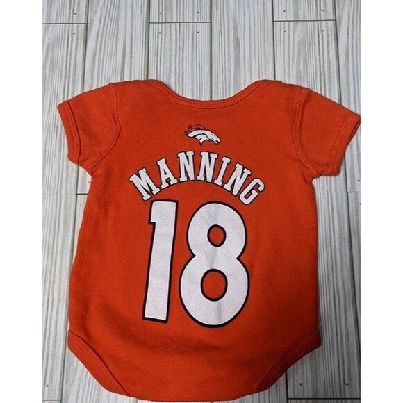 Denver Bronco's Manning 18 Size 0/3M (G12) - Picture 2 of 3